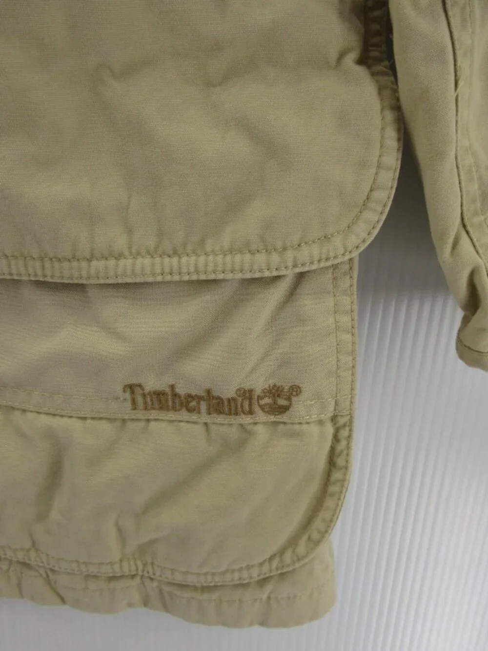 VTG Timberland Jacket Small Weathergear Barn Chore Leather Collar * - Picture 4 of 16